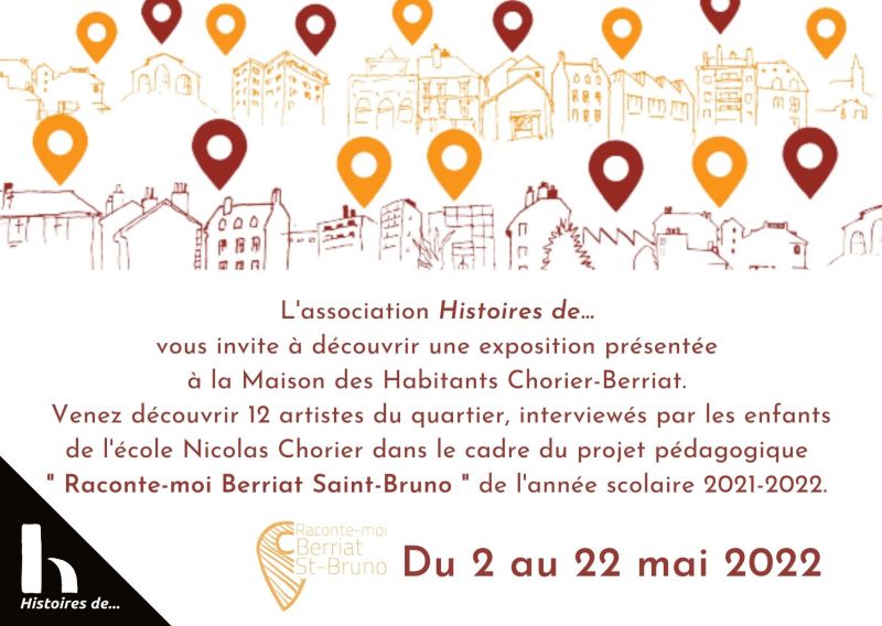 Lassociation Histoires de vous invite à découvrir une exposition présentée à la Maison des Habitants Chorier Berriat